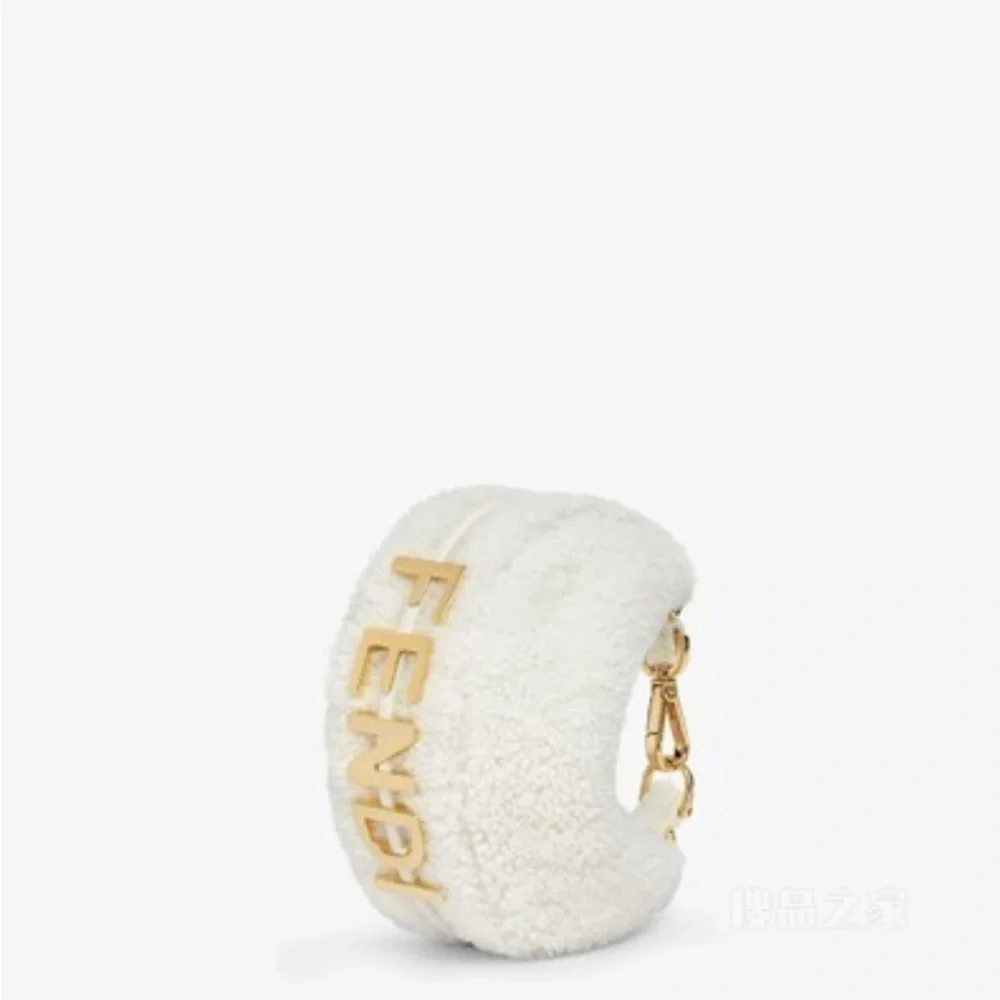 Fendi Gold Accent White Key‎ Holder